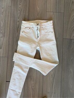 rag & bone White Skinny Jeans - Classic Slim Fit
